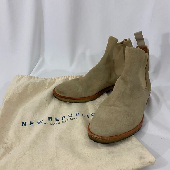 New Republic Suede Ankle Booties - Picture 1 of 8